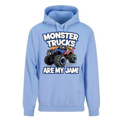 Monster Trucks Are My Jam Unisex Surf Hoodie