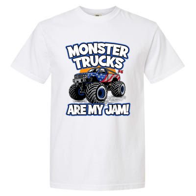 Monster Trucks Are My Jam Garment-Dyed Heavyweight T-Shirt