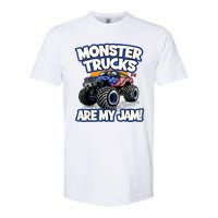 Monster Trucks Are My Jam Softstyle CVC T-Shirt