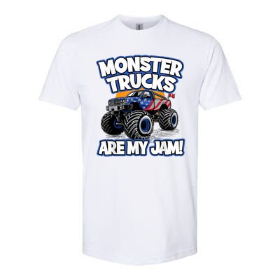 Monster Trucks Are My Jam Softstyle CVC T-Shirt