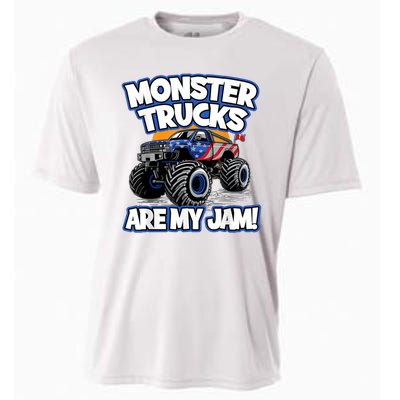 Monster Trucks Are My Jam Cooling Performance Crew T-Shirt