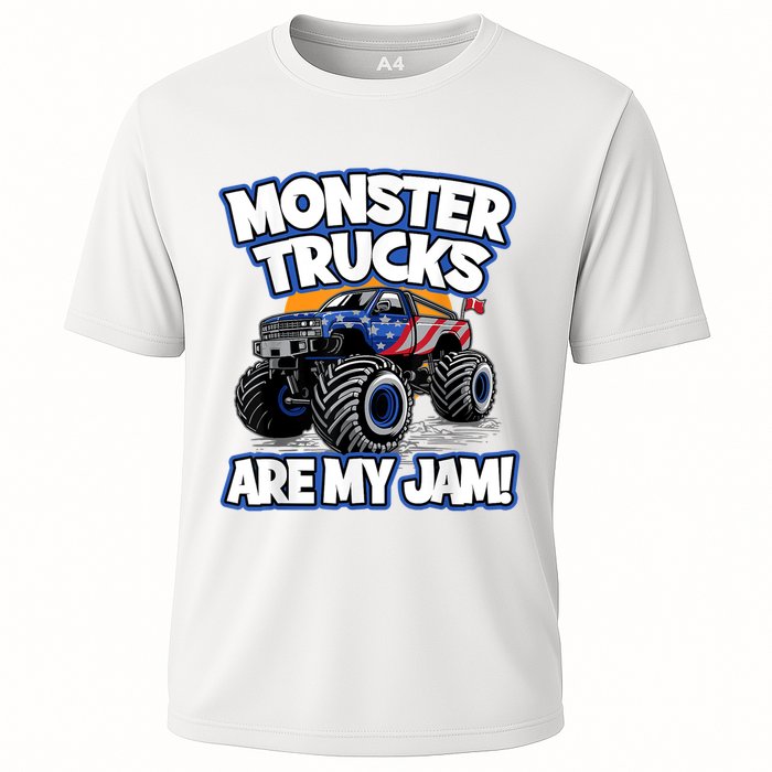 Monster Trucks Are My Jam Cooling Performance Crew T-Shirt