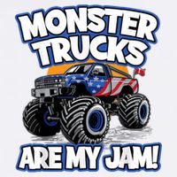 Monster Trucks Are My Jam Cooling Performance Crew T-Shirt