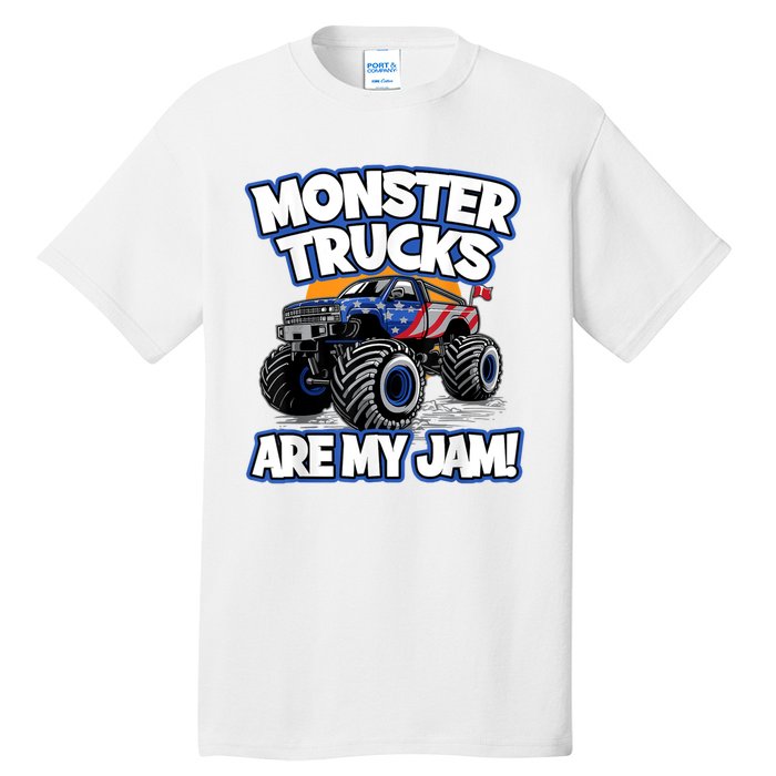 Monster Trucks Are My Jam Tall T-Shirt