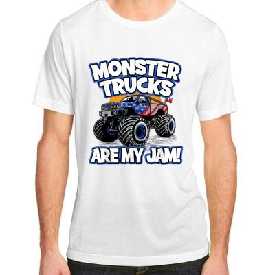 Monster Trucks Are My Jam Adult ChromaSoft Performance T-Shirt