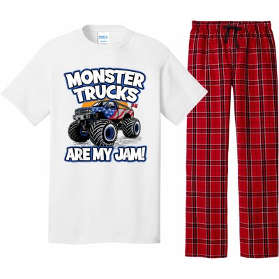 Monster Trucks Are My Jam Pajama Set