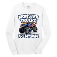 Monster Trucks Are My Jam Tall Long Sleeve T-Shirt