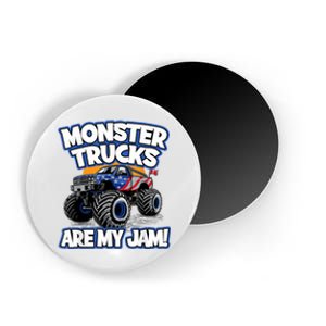 Monster Trucks Are My Jam Magnet