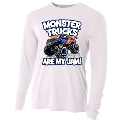 Monster Trucks Are My Jam Cooling Performance Long Sleeve Crew