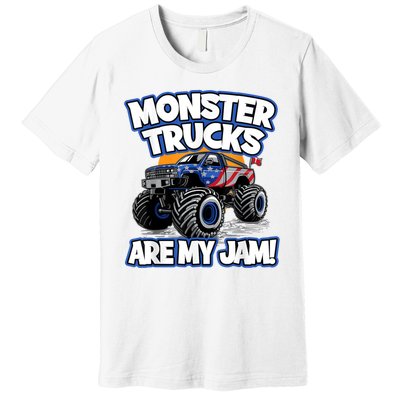 Monster Trucks Are My Jam Premium T-Shirt