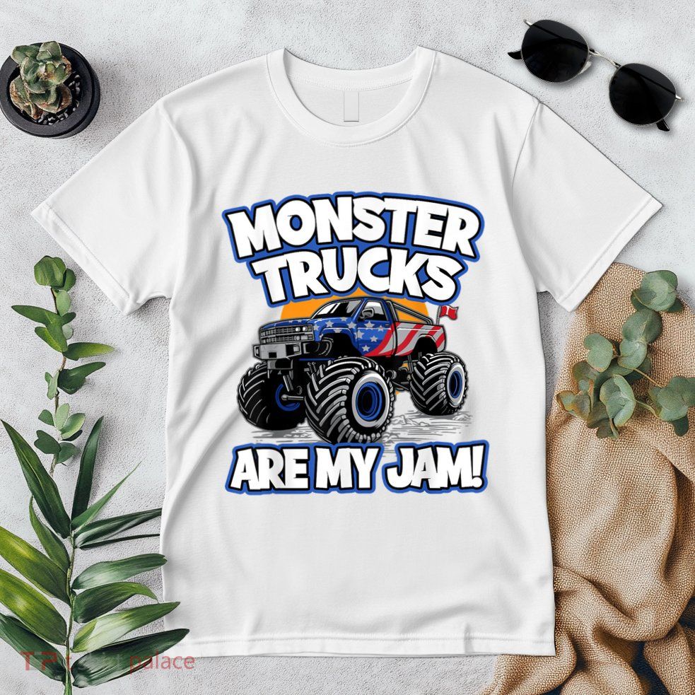 Monster Trucks Are My Jam Premium T-Shirt