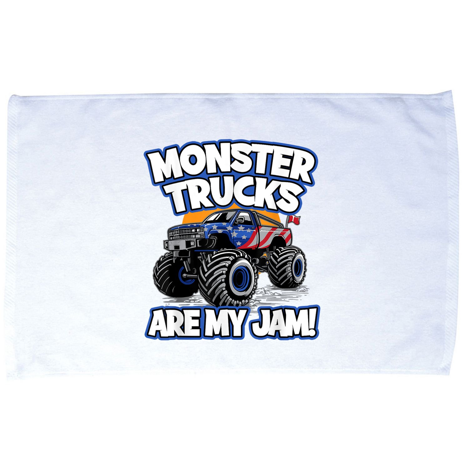 Monster Trucks Are My Jam Microfiber Hand Towel