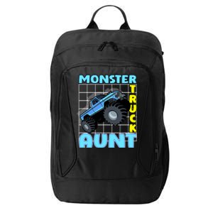 Monster Truck Aunt Monster Truck Family Fans Meaningful Gift City Backpack