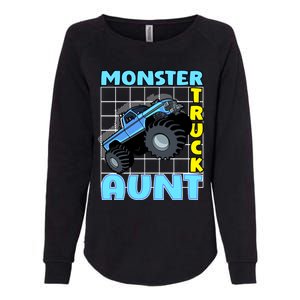 Monster Truck Aunt Monster Truck Family Fans Meaningful Gift Womens California Wash Sweatshirt