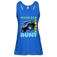 Monster Truck Aunt Monster Truck Family Fans Meaningful Gift Ladies Essential Flowy Tank