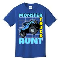 Monster Truck Aunt Monster Truck Family Fans Meaningful Gift Kids T-Shirt