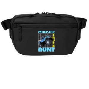 Monster Truck Aunt Monster Truck Family Fans Meaningful Gift Crossbody Pack