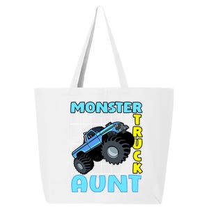 Monster Truck Aunt Monster Truck Family Fans Meaningful Gift 25L Jumbo Tote