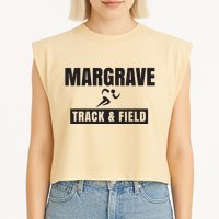 Margrave Track And Field Garment-Dyed Women's Muscle Tee