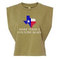 Make Texas A Country Again Texas Secede Texas Exit Texit Garment-Dyed Women's Muscle Tee