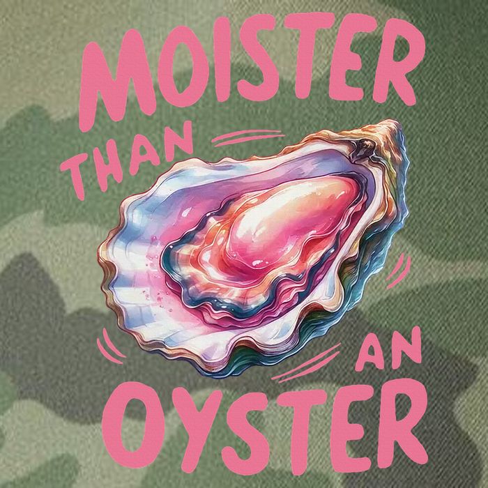 Moister Than An Oyster Inappropriate Shellfish Funny Raunchy Legacy Tie Dye Trucker Hat