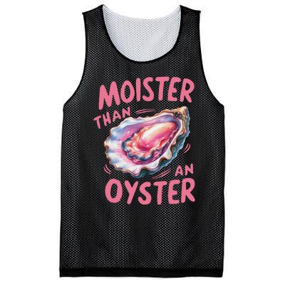 Moister Than An Oyster Inappropriate Shellfish Funny Raunchy Mesh Reversible Basketball Jersey Tank