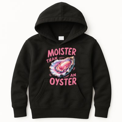 Moister Than An Oyster Inappropriate Shellfish Funny Raunchy Kids Hoodie