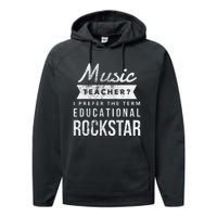 Music Teacher Appreciation Gifts Performance Fleece Hoodie