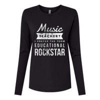 Music Teacher Appreciation Gifts Womens Cotton Relaxed Long Sleeve T-Shirt