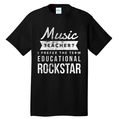 Music Teacher Appreciation Gifts Tall T-Shirt