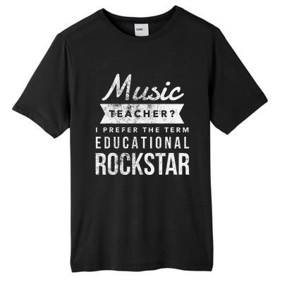 Music Teacher Appreciation Gifts Tall Fusion ChromaSoft Performance T-Shirt