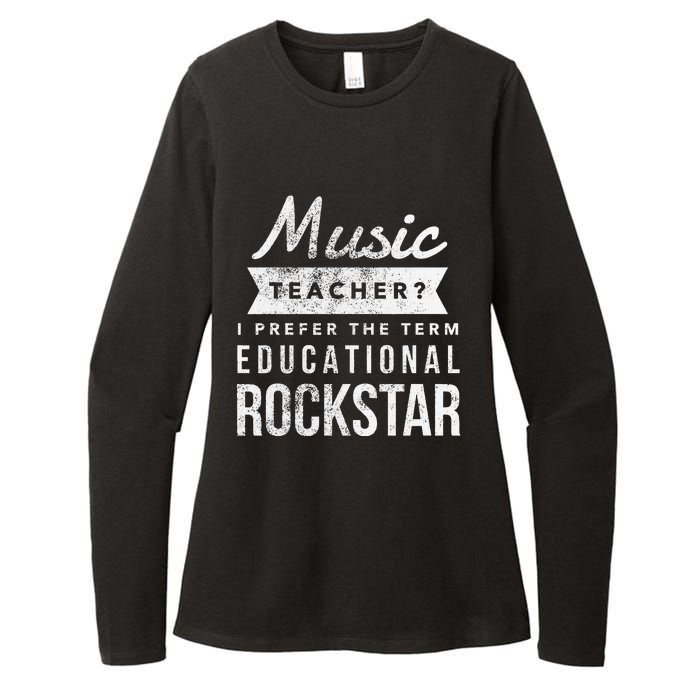 Music Teacher Appreciation Gifts Womens CVC Long Sleeve Shirt