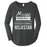 Music Teacher Appreciation Gifts Women's Perfect Tri Tunic Long Sleeve Shirt