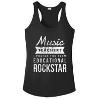 Music Teacher Appreciation Gifts Ladies PosiCharge Competitor Racerback Tank