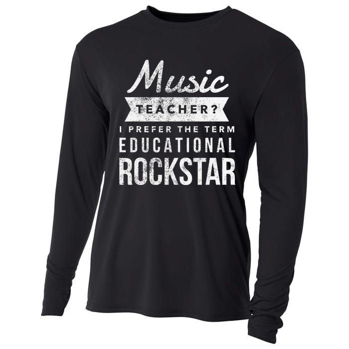 Music Teacher Appreciation Gifts Cooling Performance Long Sleeve Crew