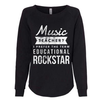 Music Teacher Appreciation Gifts Womens California Wash Sweatshirt