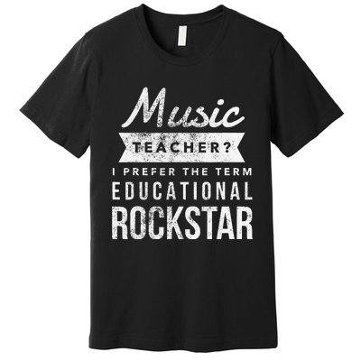 Music Teacher Appreciation Gifts Premium T-Shirt