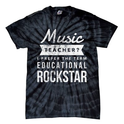 Music Teacher Appreciation Gifts Tie-Dye T-Shirt