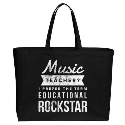 Music Teacher Appreciation Gifts Cotton Canvas Jumbo Tote