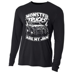 Monster Truck Are My Jam For Monster Truck Lovers Cooling Performance Long Sleeve Crew