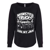 Monster Truck Are My Jam For Monster Truck Lovers Womens California Wash Sweatshirt