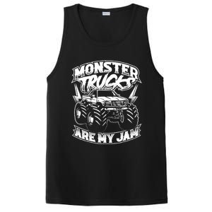 Monster Truck Are My Jam For Monster Truck Lovers PosiCharge Competitor Tank