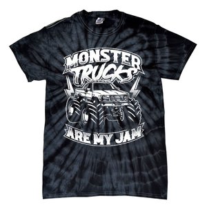 Monster Truck Are My Jam For Monster Truck Lovers Tie-Dye T-Shirt