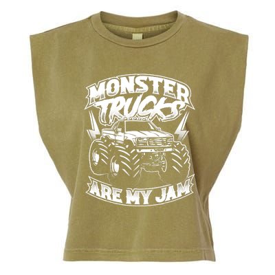 Monster Truck Are My Jam For Monster Truck Lovers Garment-Dyed Women's Muscle Tee