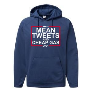 Mean Tweets And Cheap Gas 2024 Performance Fleece Hoodie