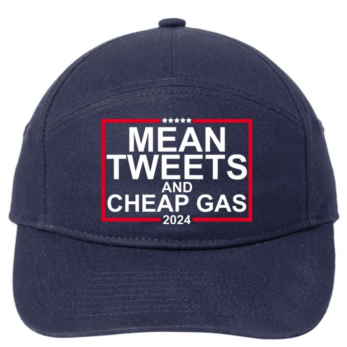 Mean Tweets And Cheap Gas 2024 7-Panel Snapback Hat