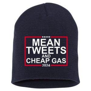 Mean Tweets And Cheap Gas 2024 Short Acrylic Beanie