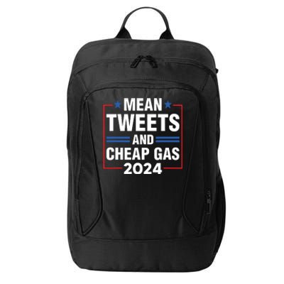 Mean Tweets And Cheap Gas Prices Meme 2024 Pro Trump Fan City Backpack