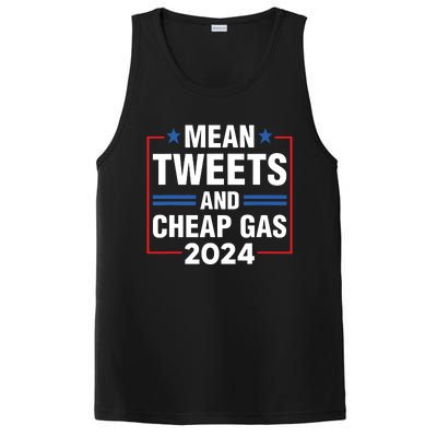 Mean Tweets And Cheap Gas Prices Meme 2024 Pro Trump Fan PosiCharge Competitor Tank