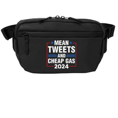 Mean Tweets And Cheap Gas Prices Meme 2024 Pro Trump Fan Crossbody Pack